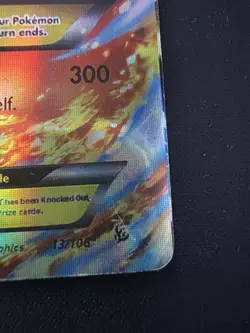 Pokemon Mega M Charizard EX 13/106 Holo Foil Ultra Rare 2014 XY Flashfire Card - Image 3