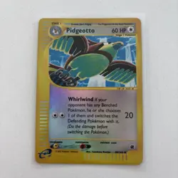 Pokemon TCG Pidgeotto Expedition Base Set 2002 88/165 Card Reverse Holo Rare LP - Image 1