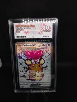 2023 Pokemon Paldea Evolved Dedenne Ex 239/193 Ace Gem Mint 10 - Image 1