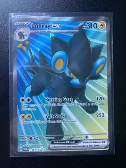 Luxray ex 195/167 S&V Twilight Masquerade Ultra Rare Full Art Near Mint/mint - Image 1