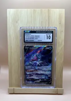 CGC 10 GEM MINT Suicune V SAR 215/172 Pokemon Japanese VSTAR Universe (2022) - Image 1