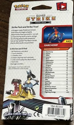 Pokemon TCG - Sun & Moon: Ultra Prism Theme Deck - Mach Strike (Garchomp) - New 820650803505 - Image 2
