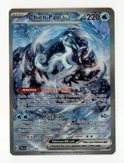 Chien-Pao ex 261/193 Sv02: Paldea Evolved Holo-NEAR MINT-Pokemon TCG - Image 1