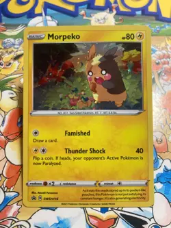 Morpeko SWSH116 Promo SWSH Black Star Pokemon TCG - Image 1