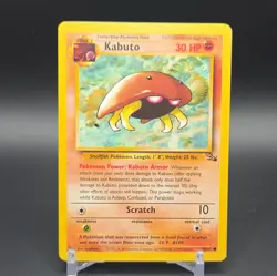Kabuto 50/62 Fossil 1st Edition Regular Common (English) Stage 1 30 HP - Image 1