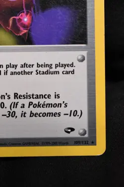 Resistance Gym 1st Edition 109/132 LP Gym Challenge Regular Rare Pokemon TCG - Image 4