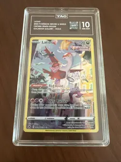 Pokemon TCG Latias GG20/GG70 Crown Zenith Galarian Gallery TAG 10 - Image 1