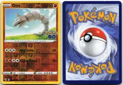 ONIX 036/078 COMMON POKEMON GO POKEMON REVERSE HOLO LP - Image 3