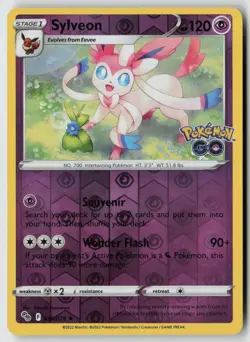 Sylveon 035/078 - Pokemon GO Reverse Holo - PTCG - MP - Image 1