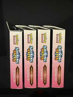 Pokemon TCG Shining Fates Mad Party Pin Collection Box Bunnelby Lot of 4 - Image 2