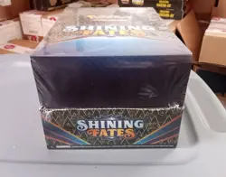 Pokemon Shining Fates Mad Party Pin Collection Sealed 8 Count Box - Image 1