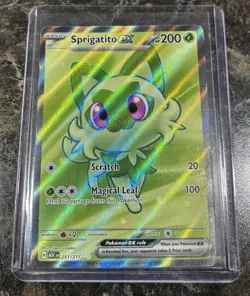 Sprigatito EX 251/217 Ascended Heroes Special Illustration Rare Pokemon TCG NM - Image 1