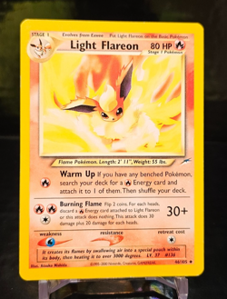Light Flareon 46/105 Uncommon Unlimited Neo Destiny Pokemon 2037 - Image 1