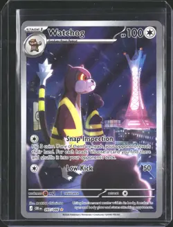 Watchog 097/086 Shiny Rare ME04: Chaos Rising Pokemon NM/M - Image 1