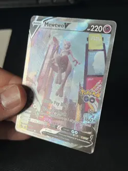 Pokemon TCG - Mewtwo V - 072/078 Pokemon Go Alternate Art - Image 3