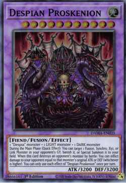 Despian Proskenion - DAMA-EN035 - Super Rare NM Yugioh - Image 1