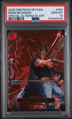 2025 ONE PIECE OP13-CARRYING ON HIS WILL #009 BENN BECKMAN PSA 10 - Image 1