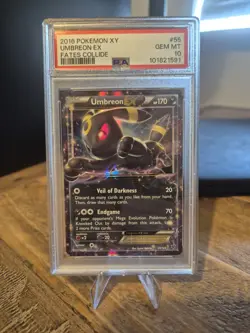 Pokemon Umbreon EX 55 Fates Collide X Y 2016 Holo Rare PSA 10 Gem Mint - Image 1