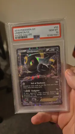 Pokemon Umbreon EX 55 Fates Collide X Y 2016 Holo Rare PSA 10 Gem Mint - Image 2