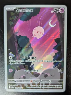 Pokemon Karte Somniam 116/086 Illustration Rare Deutsch Near Mint - Image 1