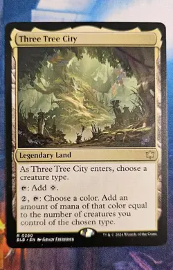 Mtg Three Tree City Bloomburrow Regular Rare # 260 - Image 1
