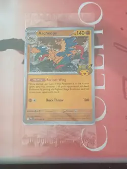 Pokemon Field Museum Fossil Exhibit Archeops Promo SEALED 051/086 - Image 3