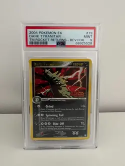 2004 Pokemon EX Team Rocket Returns #19 Dark Tyranitar Team Rocket Reverse Foil - Image 1