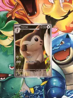Furret 168/159 SV09: Journey Together Illustration Rare Pokemon Card NM - Image 1