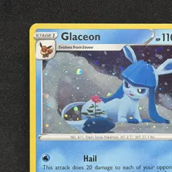 Pokemon TCG Glaceon SWSH192 Sword & Shield Black Star Promo 2022 Holo NM - Image 2