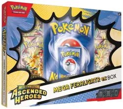 Pokemon TCG: Mega Evolution Ascended Heroes Mega Feraligatr ex Box - New&Sealed - Image 1