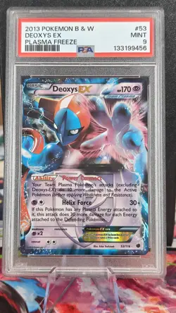Deoxys EX 53/116 - Pokemon TCG Plasma Freeze - Graded Mint PSA 9 - Image 1