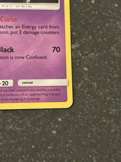 Pokemon Crimson Invasion Gengar 38/111 Holo RARE - Image 5