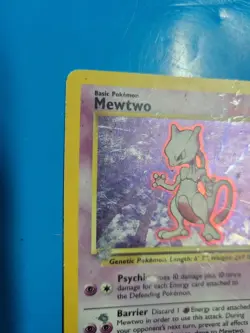 Pokemon Mewtwo TCG Base Set Holo Unlimited 10/102 - Image 3