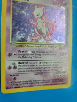 Pokemon Mewtwo TCG Base Set Holo Unlimited 10/102 - Image 5