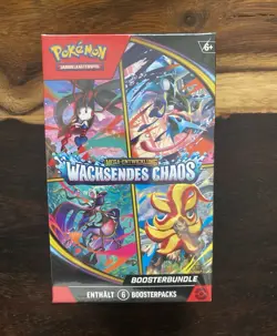 Pokemon Mega-Entwicklung: Wachsendes Chaos | 6 Boosterpacks | Deutsch - Image 1