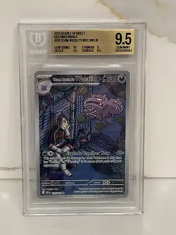 Pokemon Team Rockets Weezing 199/182 IR Destined Rivals Beckett BGS 9.5 GEM MINT - Image 1