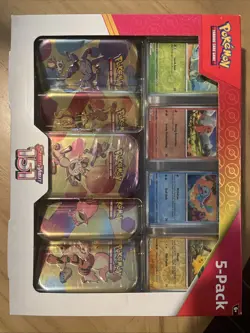 Pokemon COSTCO EXCLUSIVE Scarlet & Violet 151 5-Pack Mini Tin 2 Sealed Boxes - Image 3