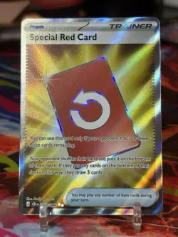 Pokemon TCG Chaos Rising SPECIAL RED CARD 113/086 - Image 1