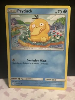 Pokemon TCG Psyduck 28/149 SM Base Set Regular LP/NM Card - Image 1