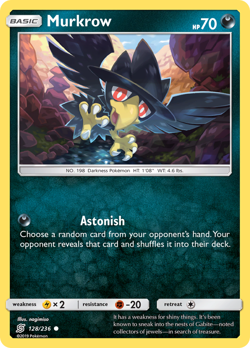 Murkrow (128/236) [Sun & Moon: Unified Minds] - Image 1