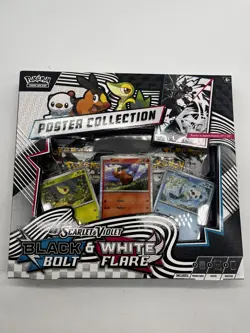 Pokemon TCG Scarlet & Violet Black Bolt & White Flare Poster Collection - Image 2