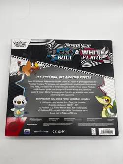 Pokemon TCG Scarlet & Violet Black Bolt & White Flare Poster Collection - Image 3