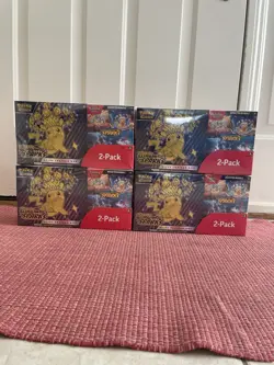 Pokemon Surging Sparks Elite Trainer Box + Booster Bundle 2 PACK COSTCO SEALED - Image 1