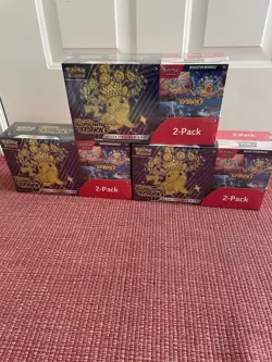 Pokemon Surging Sparks Elite Trainer Box + Booster Bundle 2 PACK COSTCO SEALED - Image 2