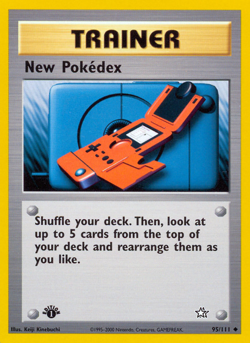 New Pokedex (95/111) [Neo Genesis 1st Edition] - Image 1