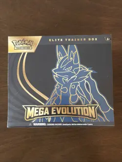 New Pokemon TCG: Mega Evolution Factory Sealed ETB Lucario - Image 1