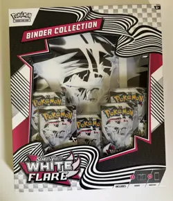 Pokemon TCG Scarlet & Violet White Flare Binder Collection New Sealed! - Image 1