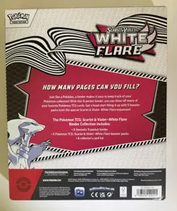 Pokemon TCG Scarlet & Violet White Flare Binder Collection New Sealed! - Image 2