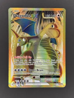 Pokemon TCG Dragonite EX Full Art Ultra Rare Holo Card Evolutions 106/108 XY - Image 2