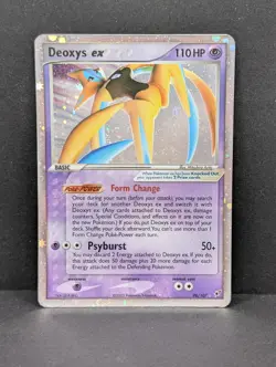 Deoxys ex (Attack Forme) 98/107 Deoxys Holo Rare Pokemon TCG Nintendo MP+ - Image 1